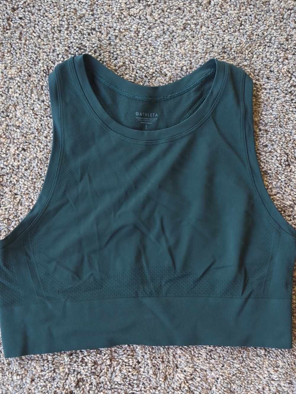 Athleta Momentum Crop Tank - Pine S